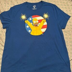 20th Century Fox Homer Simpson Celebrate America T-shirt.